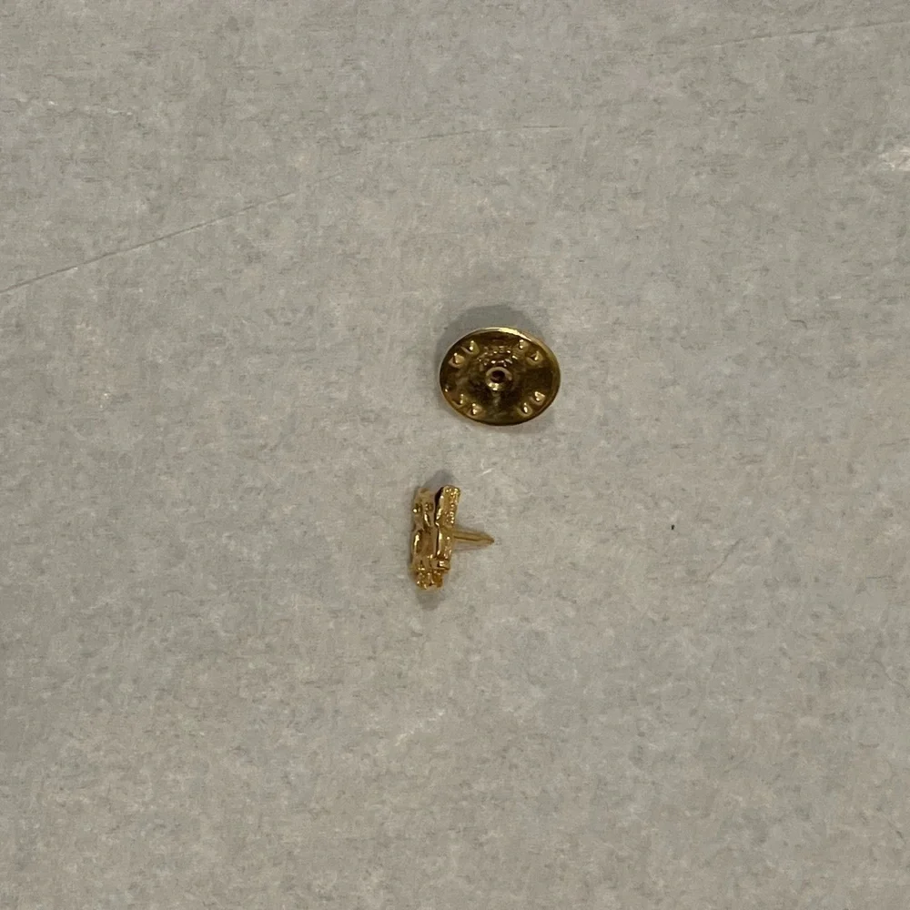 vintage guc tiny gold owl pin